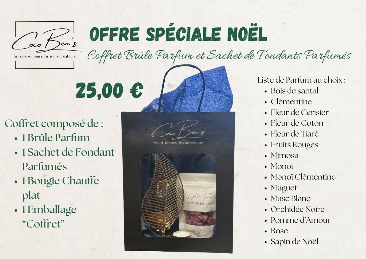 Coffret Brûle Parfum & Fondants Parfumés