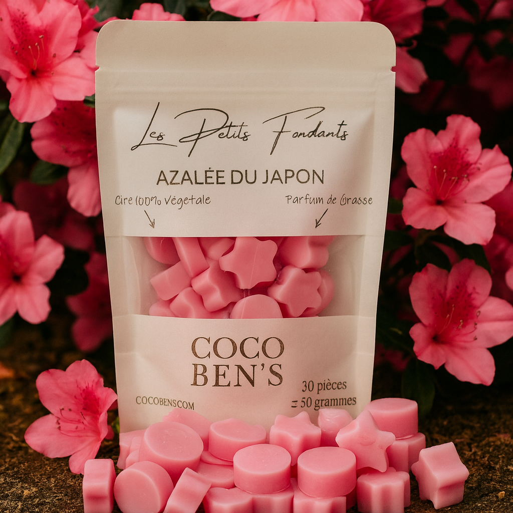 Fondants parfumés - Parfum de Grasse - Azalée du Japon CocoBen's - Maison