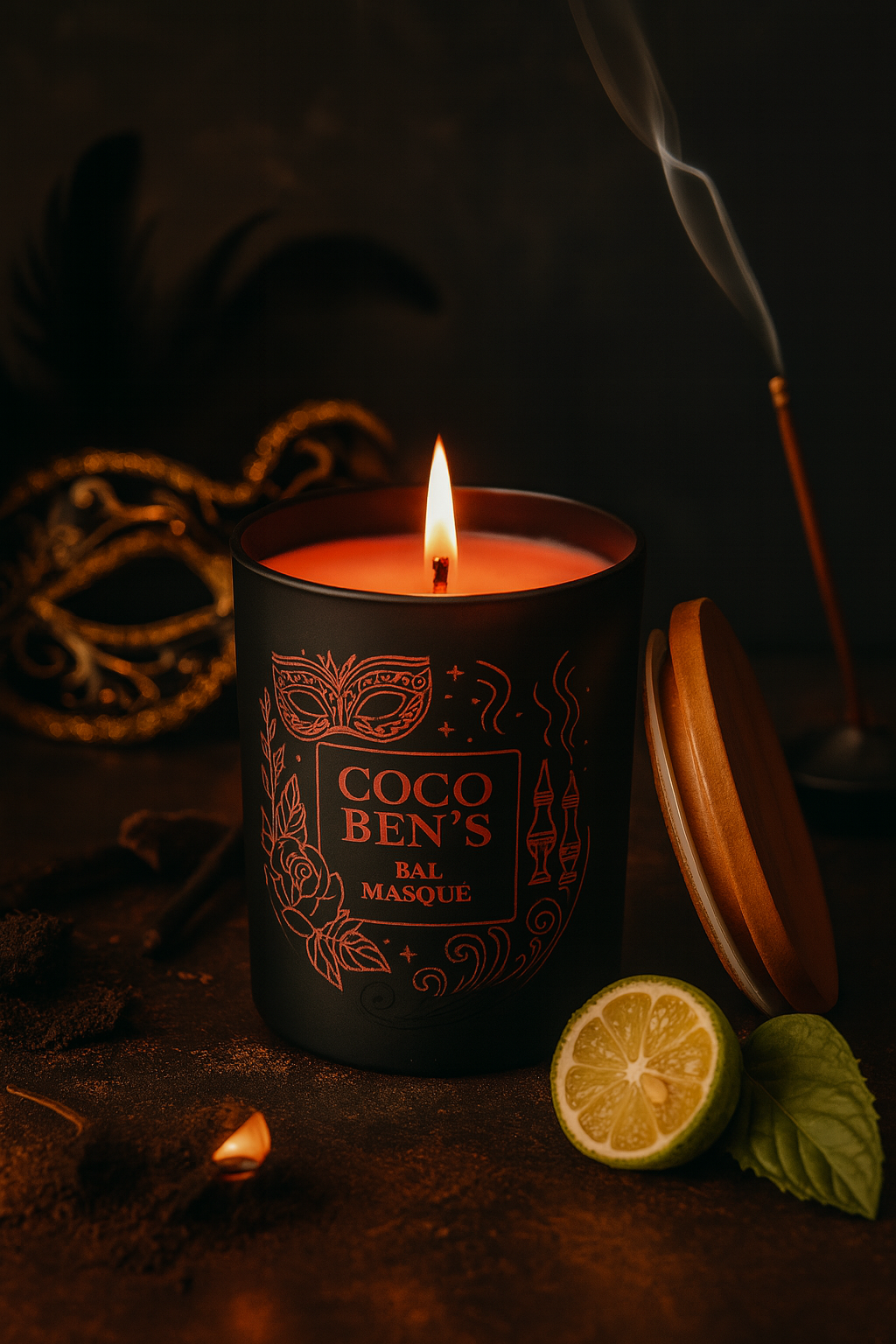 Bougie de Luxe - Bal masqué - 300ml CocoBen's - Maison