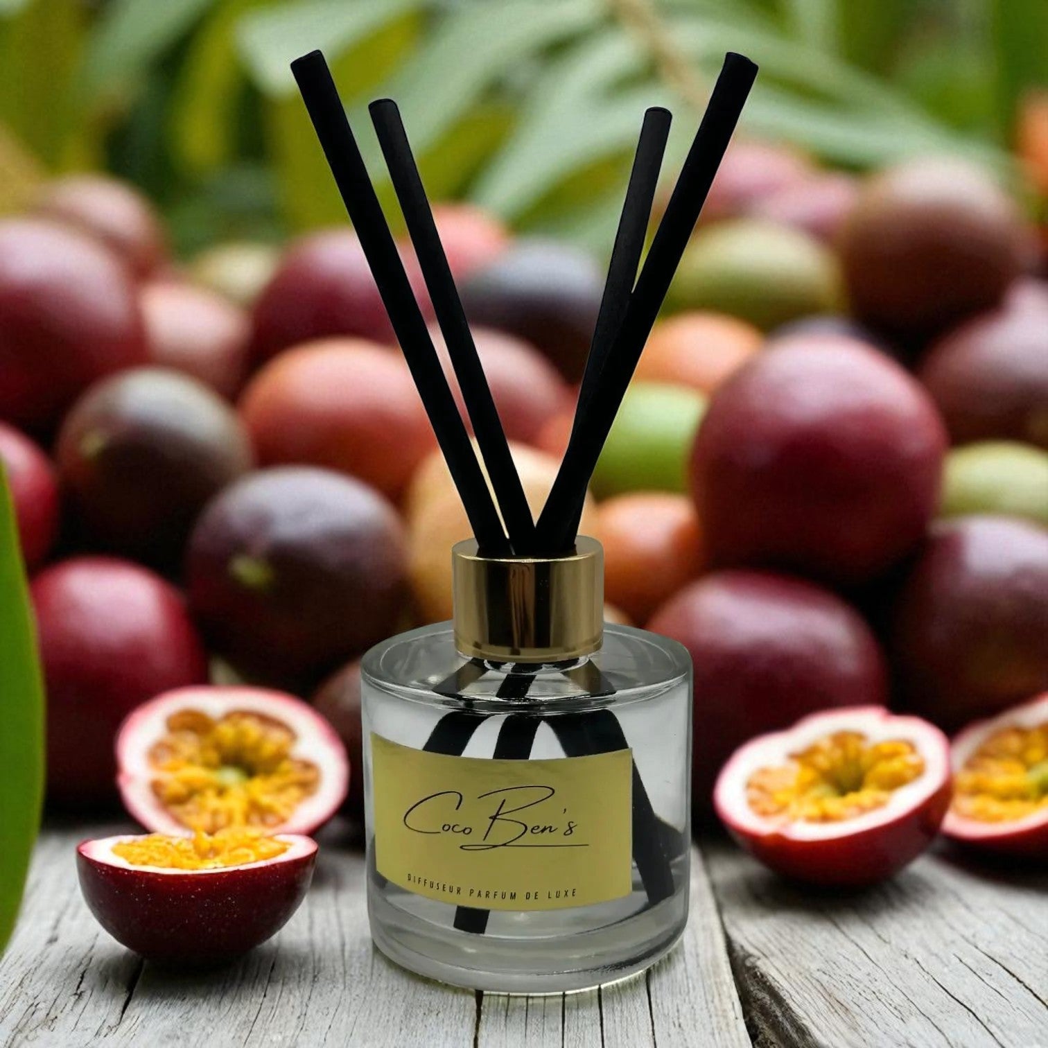 Diffuseur de parfum de Grasse - Fruits de la Passion - 100ml CocoBen's - Maison