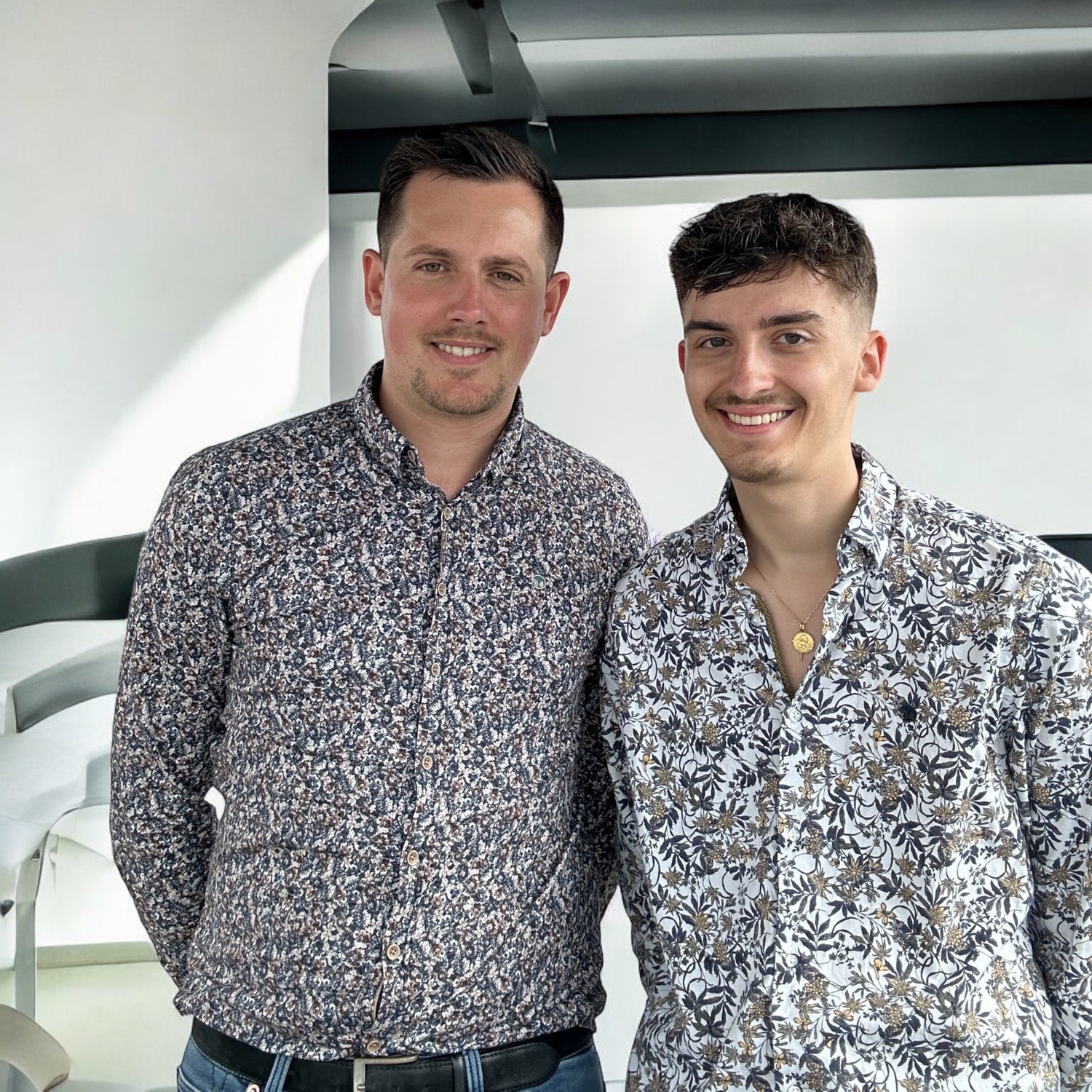 Benjamin WACHEUX, à gauche, & Corentin LE BRETON, à droite.