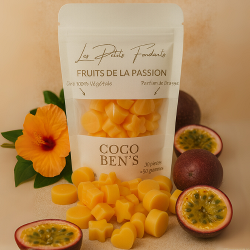 Fondants parfumés - Parfum de Grasse - Fruits de la Passion CocoBen's - Maison