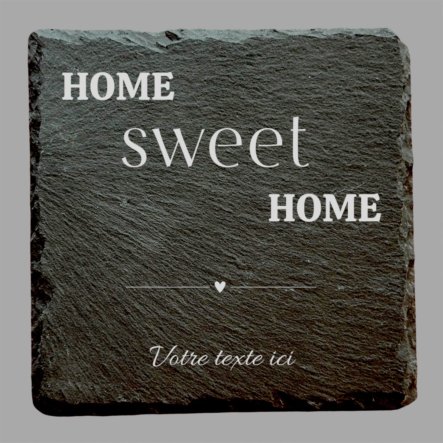 Home Sweet Home 2 - Ardoise carrée personnalisée