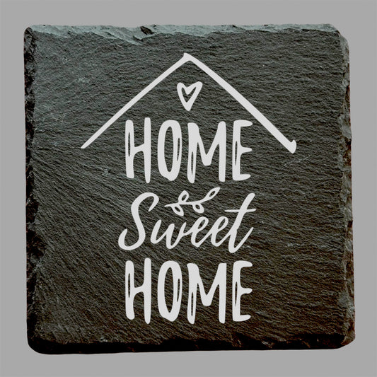 Home Sweet Home - Ardoise carrée personnalisée