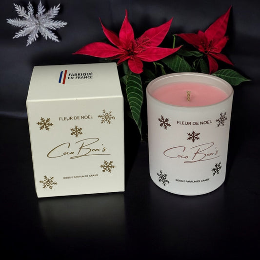 Bougie au parfum de Grasse - Fleur de Noël