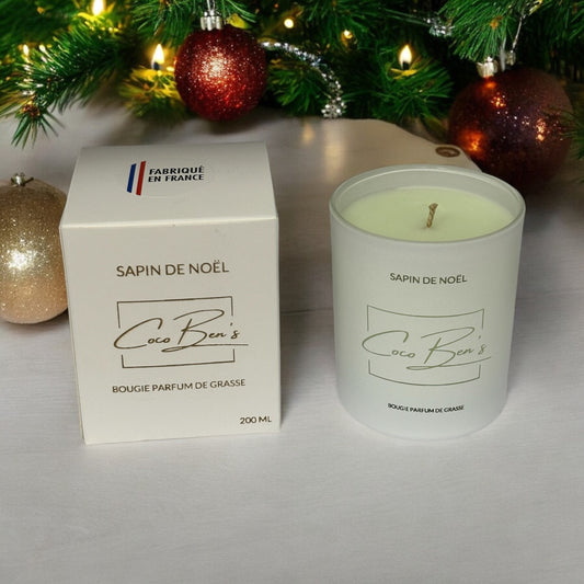 Bougie au parfum de Grasse - Sapin de noël - 200ml