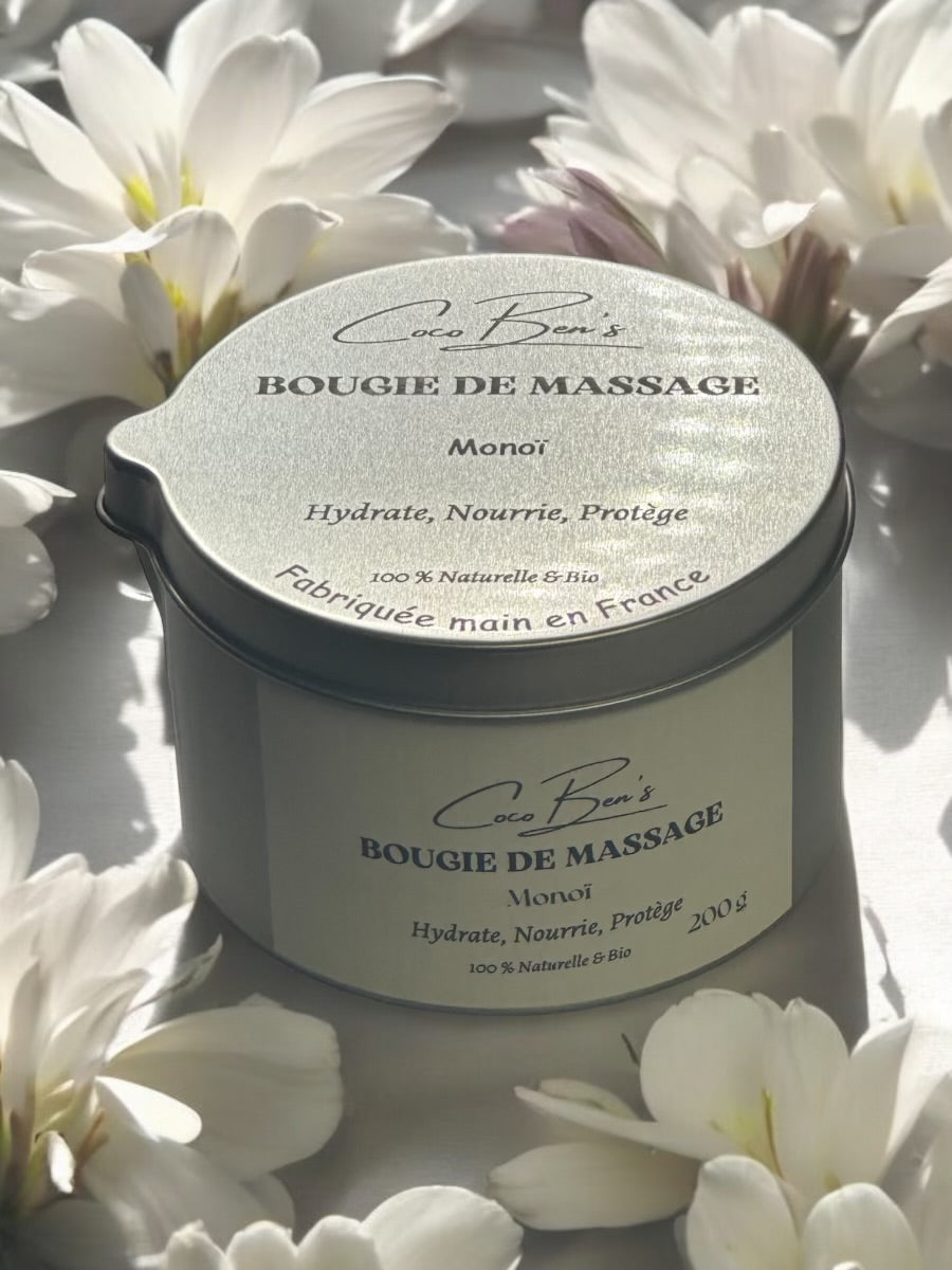 Bougie de massage - Monoï - 200 ML