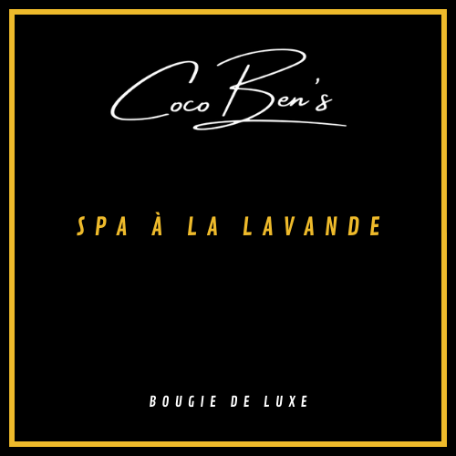 Bougie de Luxe - Spa à la lavande - 300ml