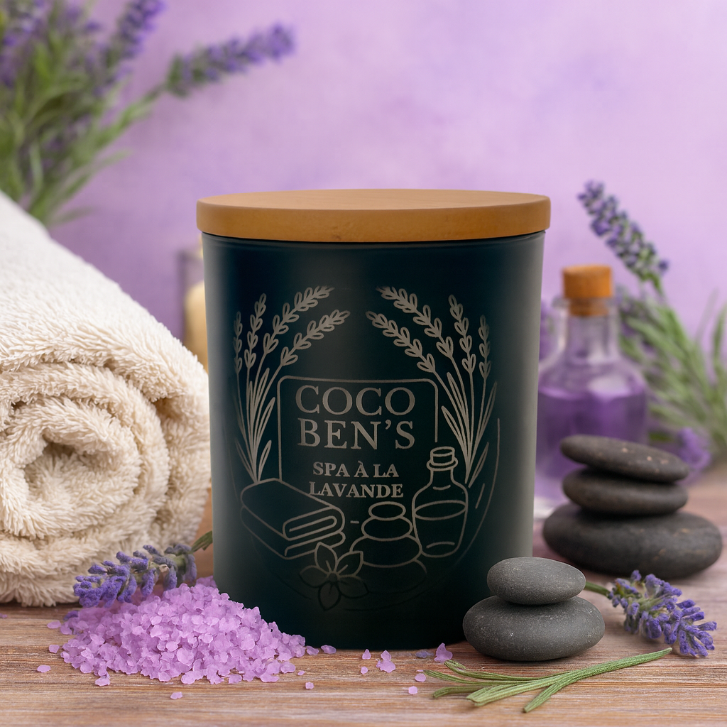 Bougie de Luxe - Spa à la lavande - 300ml CocoBen's - Maison