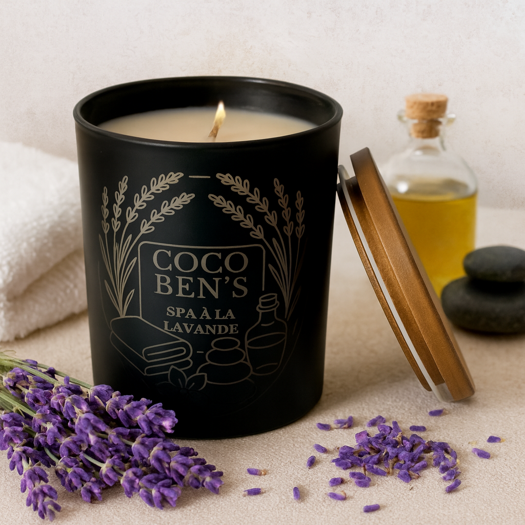 Bougie de Luxe - Spa à la lavande - 300ml CocoBen's - Maison