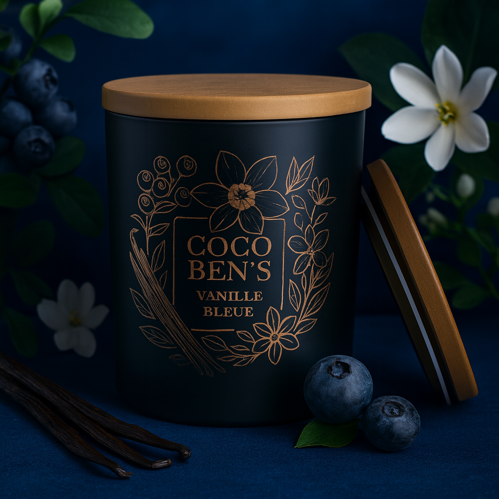 Bougie de Luxe - Vanille bleue - 300ml CocoBen's - Maison