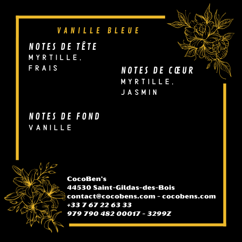 Bougie de Luxe - Vanille bleue - 300ml