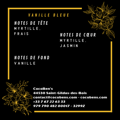 Bougie de Luxe - Vanille bleue - 300ml