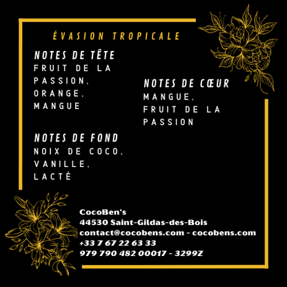 Bougie de Luxe - Évasion tropicale - 300ml