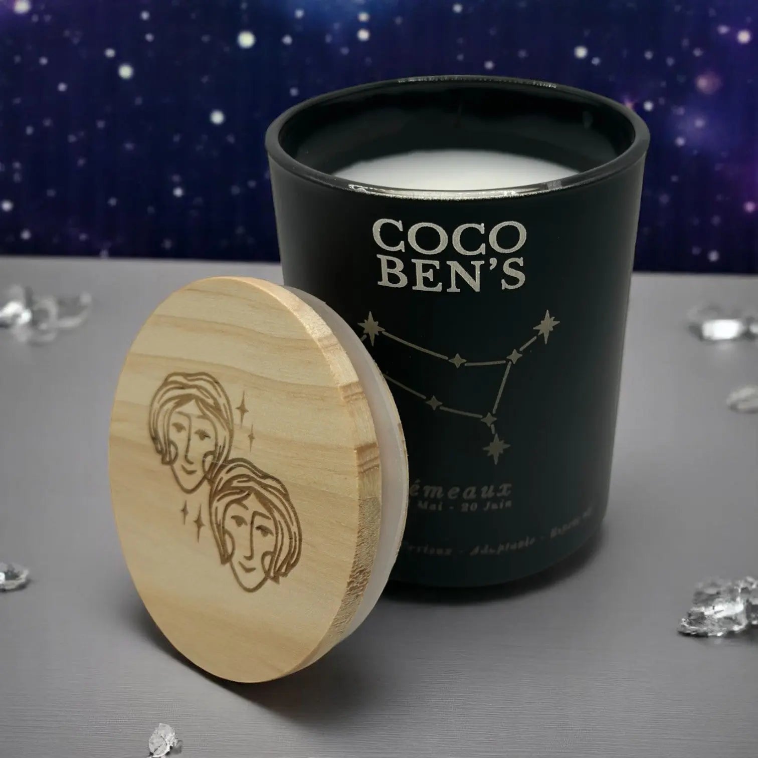 Bougie Astrologie - Gémeaux - 200ml - CocoBen's