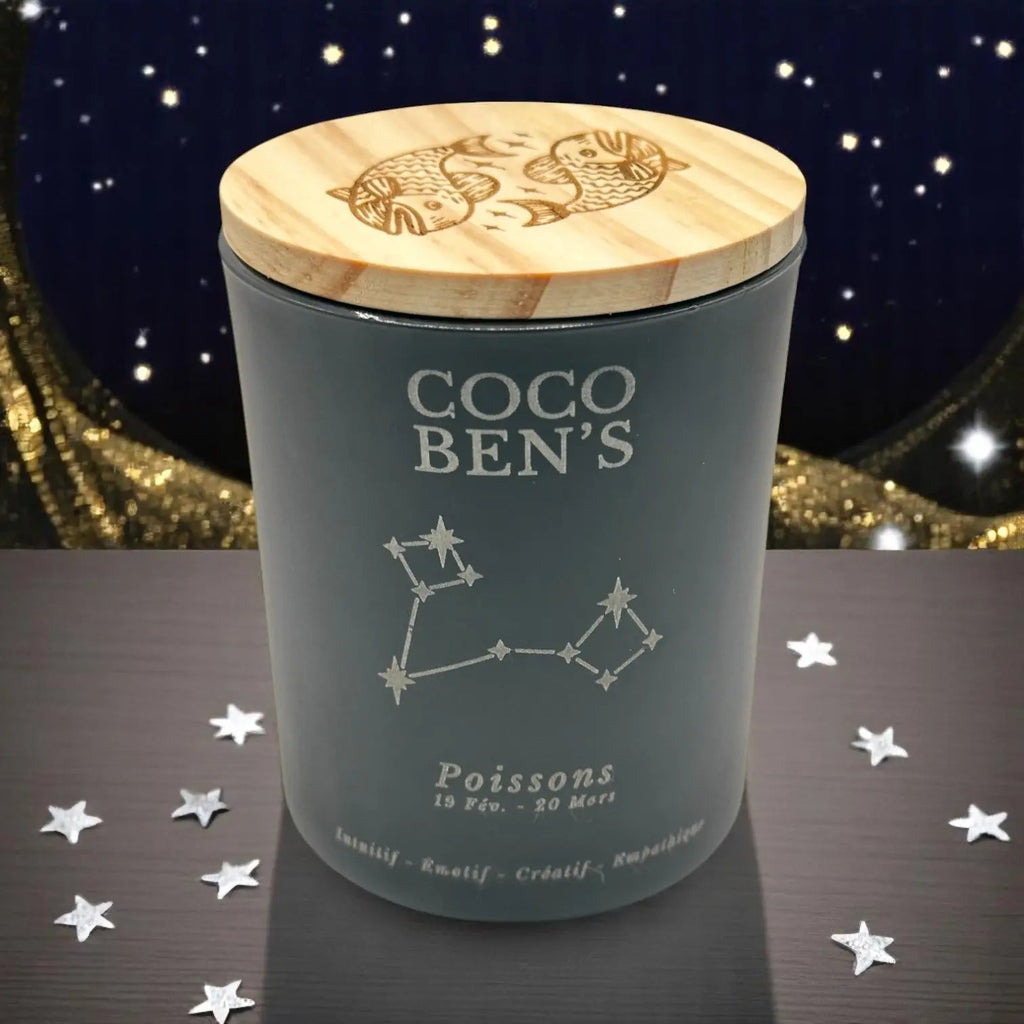 Bougie Astrologie - Poissons - 200ml - CocoBen's