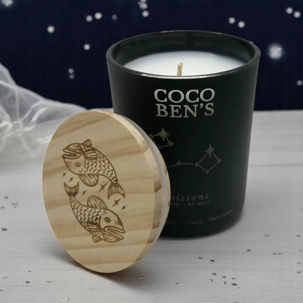 Bougie Astrologie - Poissons - 200ml - CocoBen's