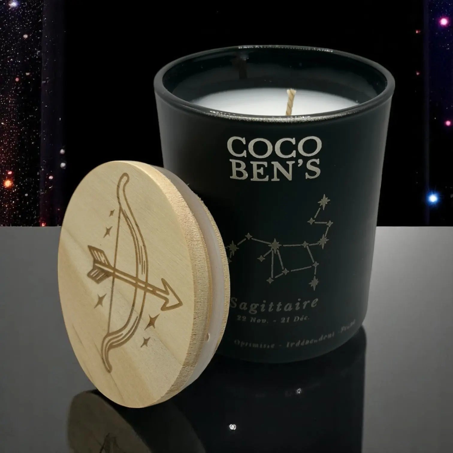 Bougie Astrologie - Sagittaire - 200ml - CocoBen's