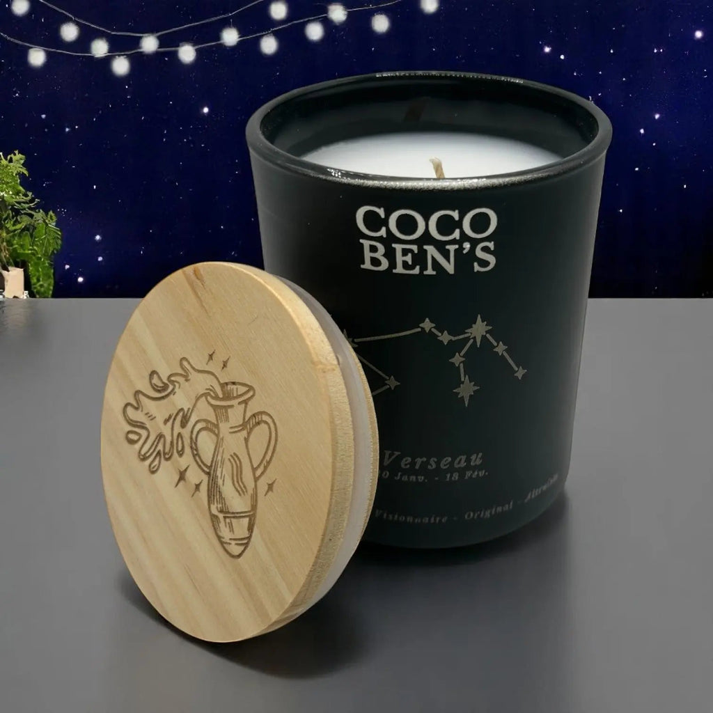 Bougie Astrologie - Verseau - 200ml - CocoBen's