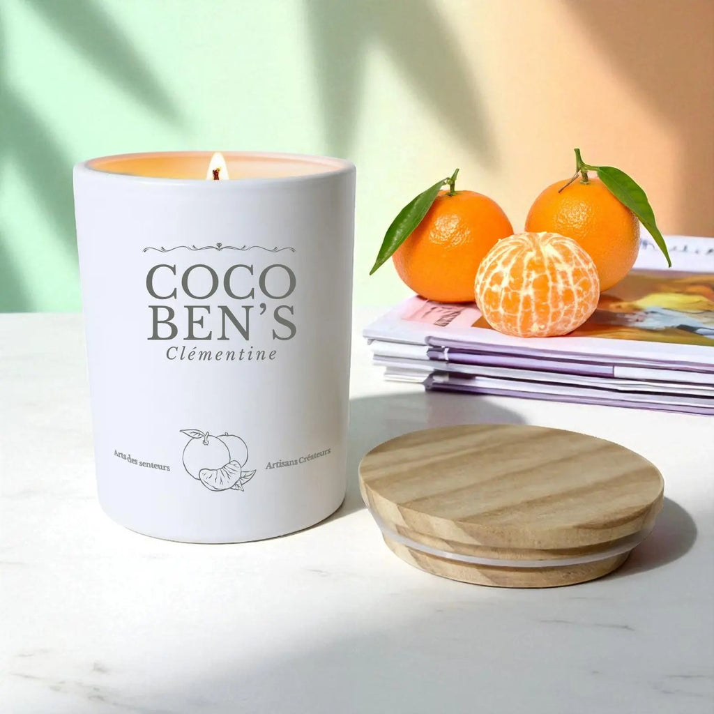 Bougie au parfum de Grasse - Clémentine - 200ml - CocoBen's