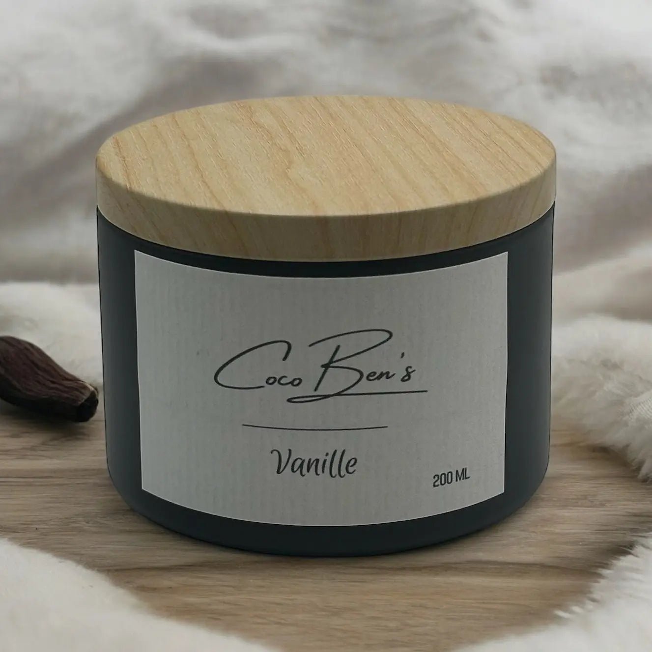 Bougie au parfum de Grasse - Vanille - 200ml - Déstockage - CocoBen's