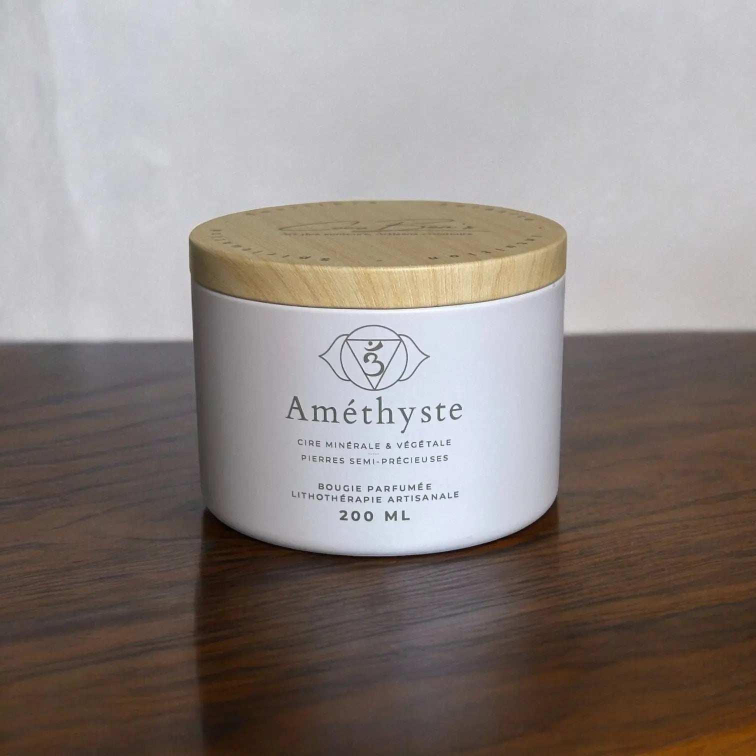 Bougie Lithothérapie - Améthyste - 200 ML - CocoBen's
