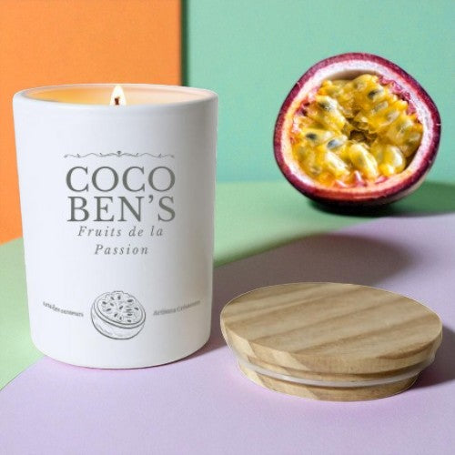 Bougie au parfum de Grasse - Fruits de la Passion - 200ml CocoBen's - Maison