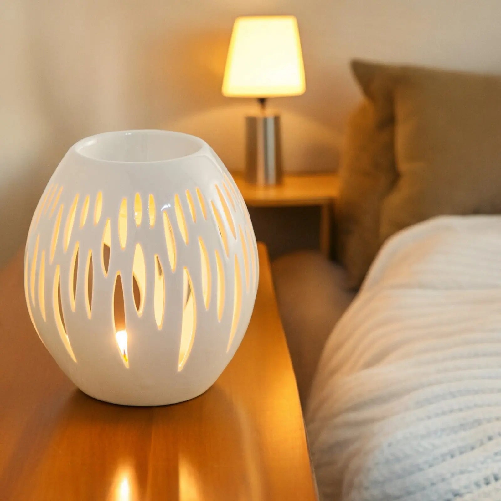 Brûle parfum - Ovali Blanc - CocoBen's