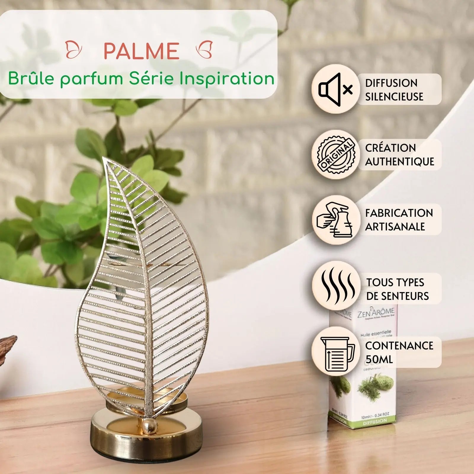 Brûle parfum - Palme - CocoBen's