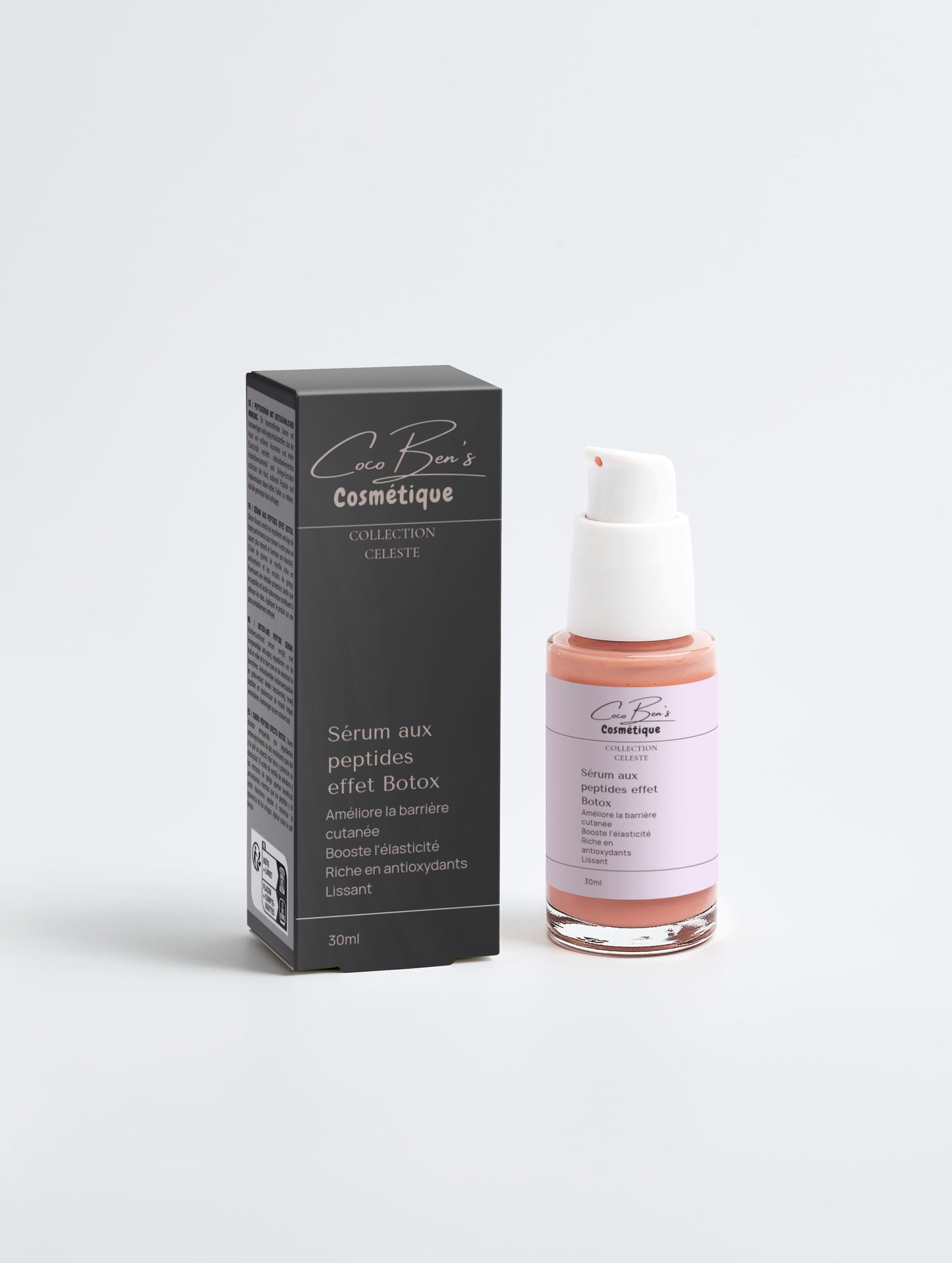 Sérum aux peptides effet Botox - 30 ml - Collection Celeste