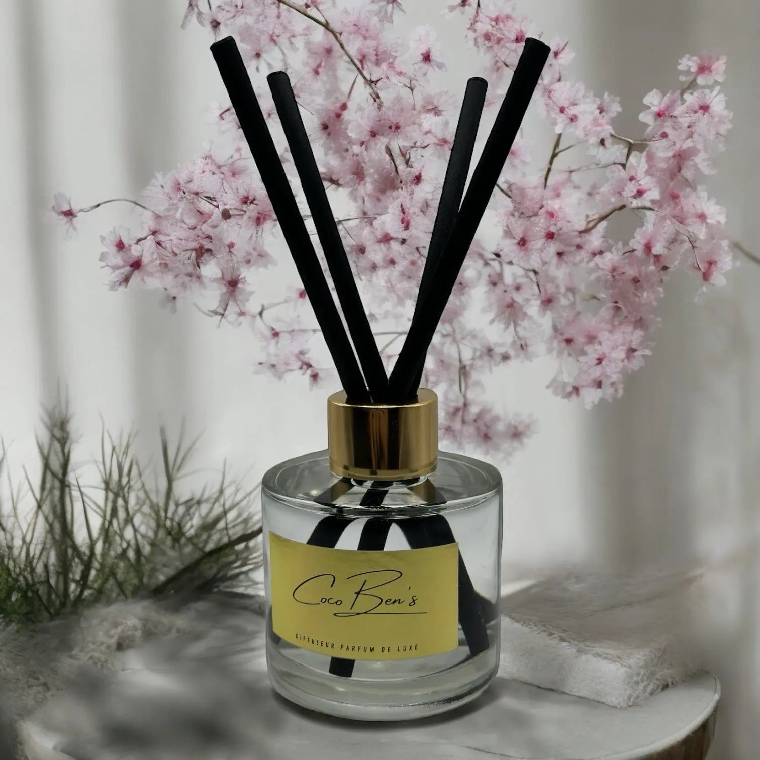 Diffuseur de parfum de Grasse - Fleur de Cerisier - 100ml - CocoBen's