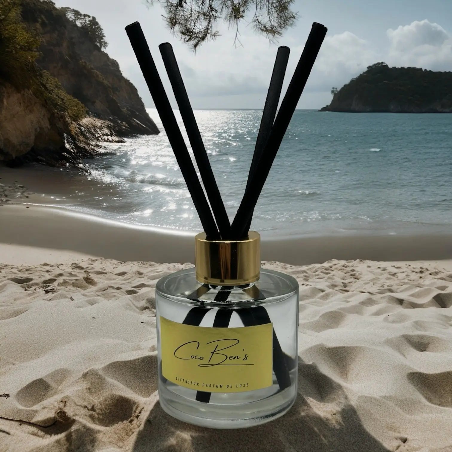 Diffuseur de parfum de Grasse - Fleur de Tiaré - 100ml - CocoBen's