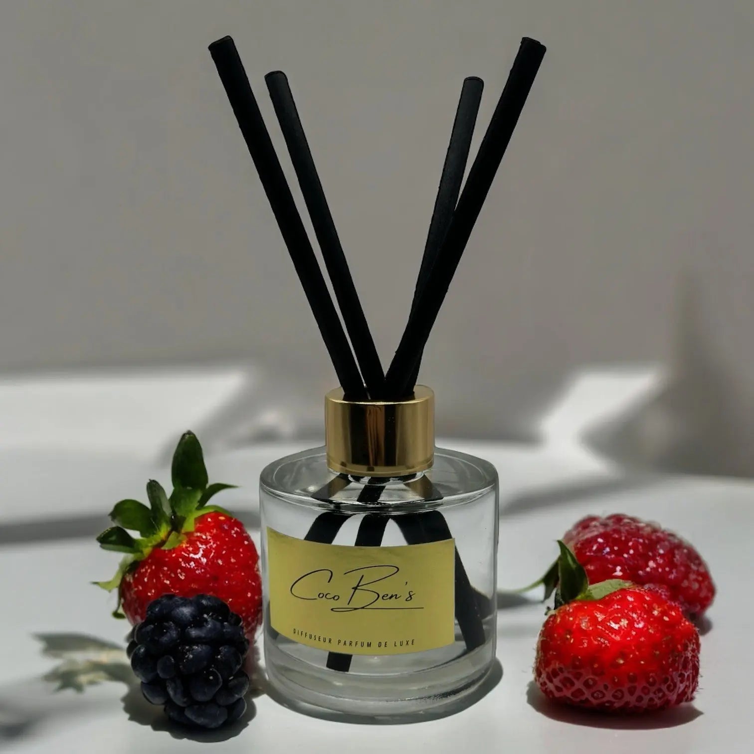 Diffuseur de parfum de Grasse - Fruits rouges - 100ml - CocoBen's