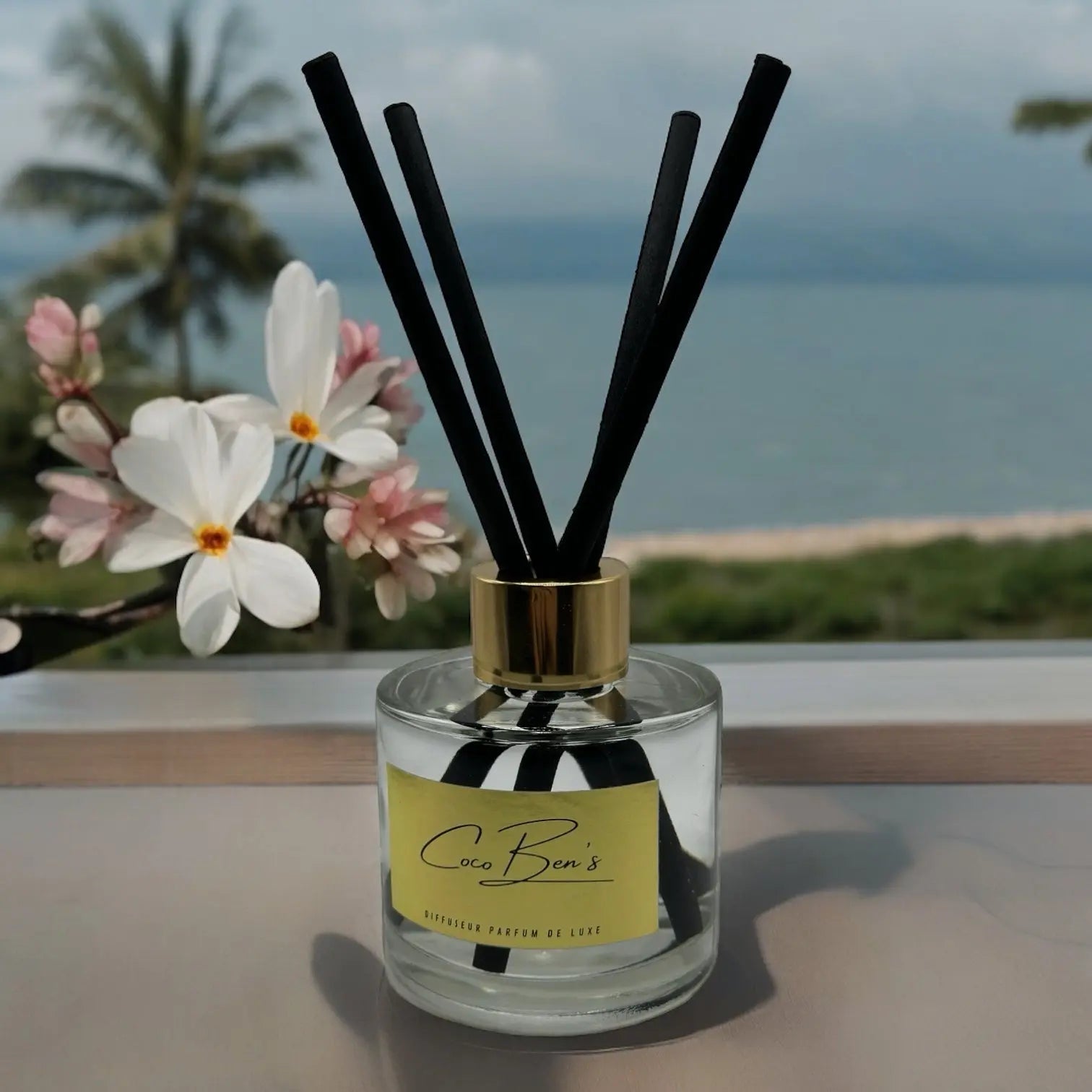 Diffuseur de parfum de Grasse - Monoï - 100ml - CocoBen's