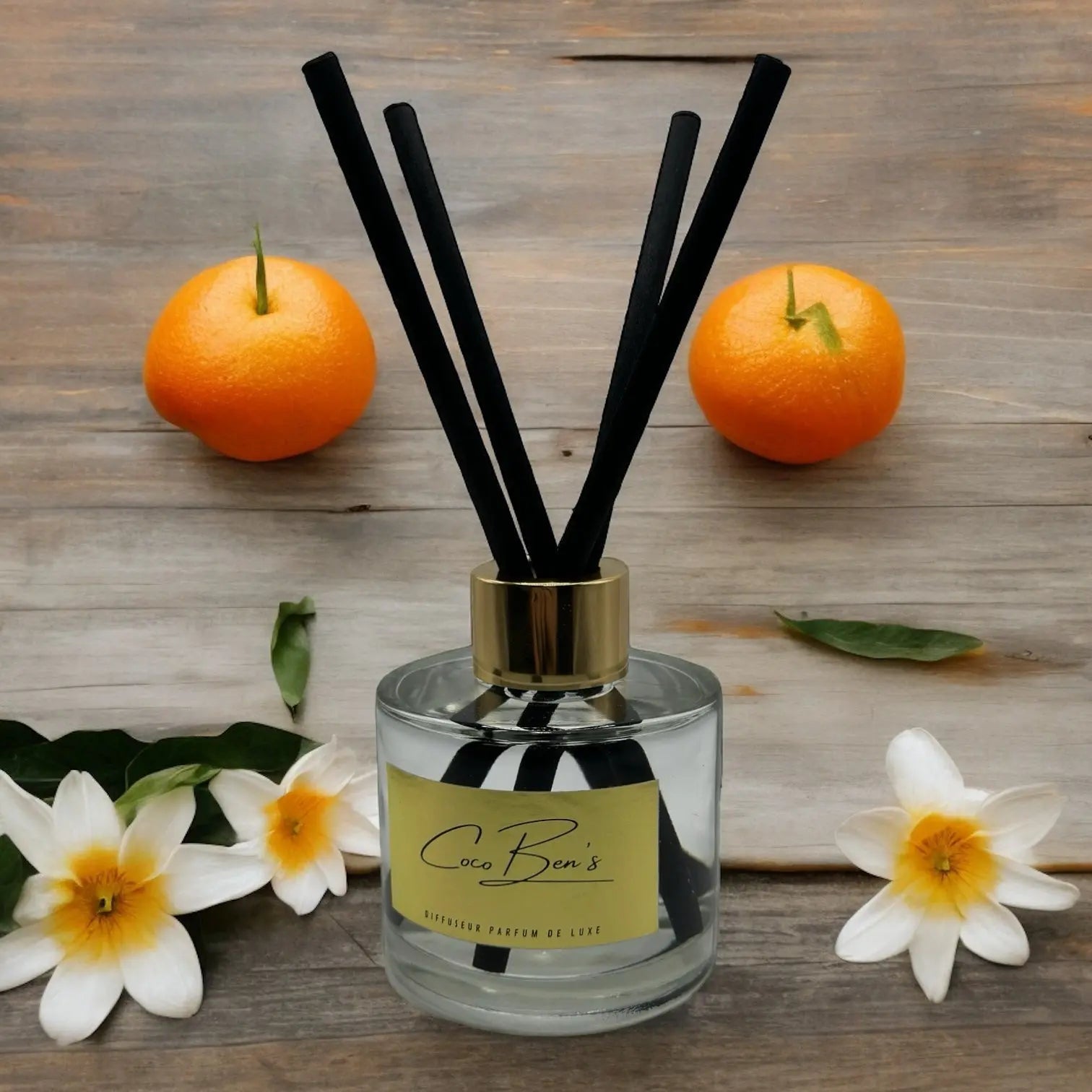 Diffuseur de parfum de Grasse - Monoï Clémentine - 100ml - CocoBen's