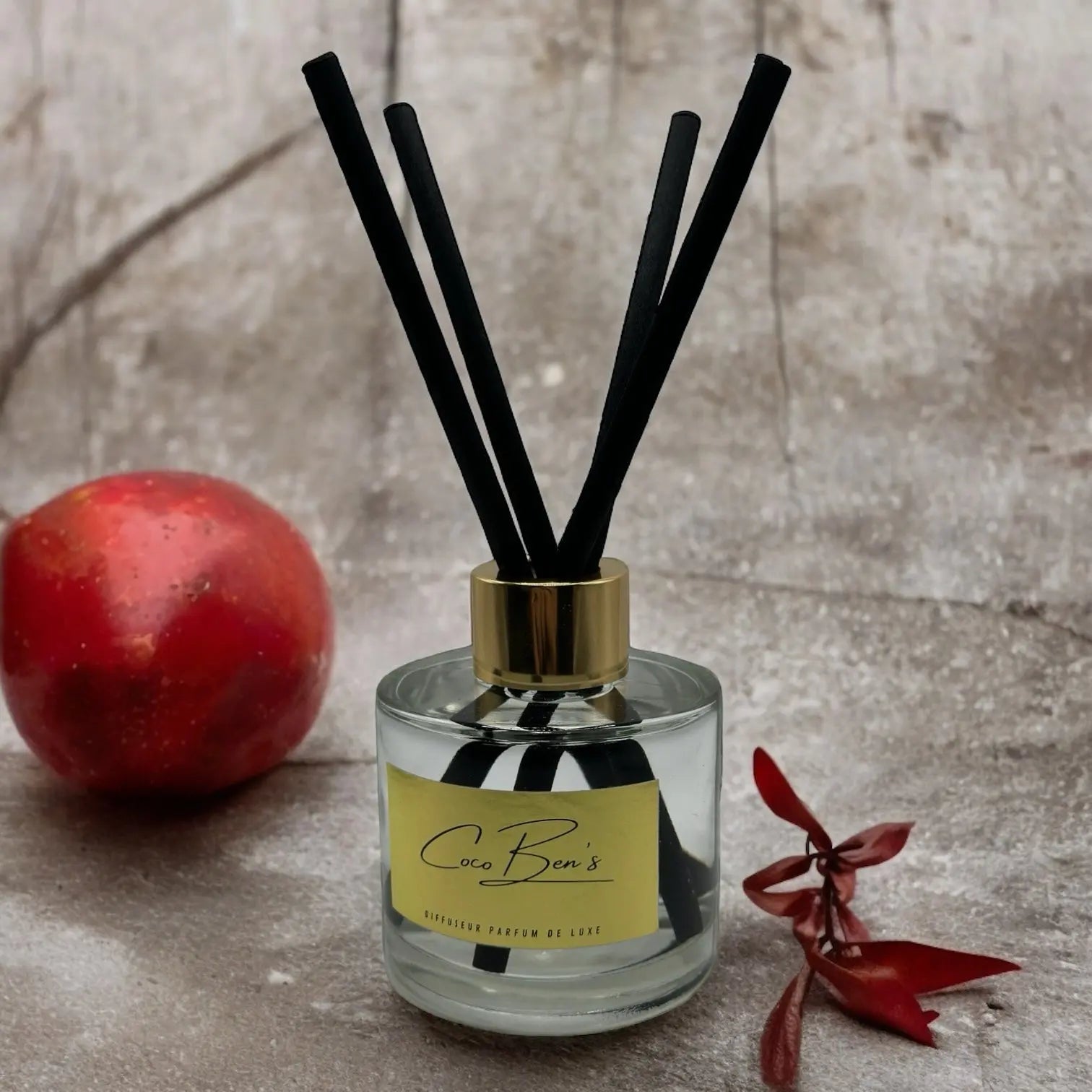 Diffuseur de parfum de Grasse - Pomme d'amour - 100ml - CocoBen's