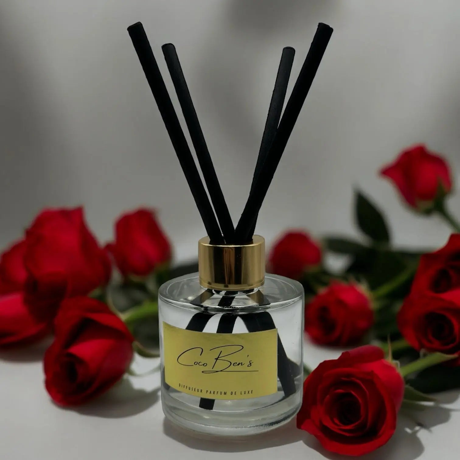 Diffuseur de parfum de Grasse - Rose - 100ml - CocoBen's