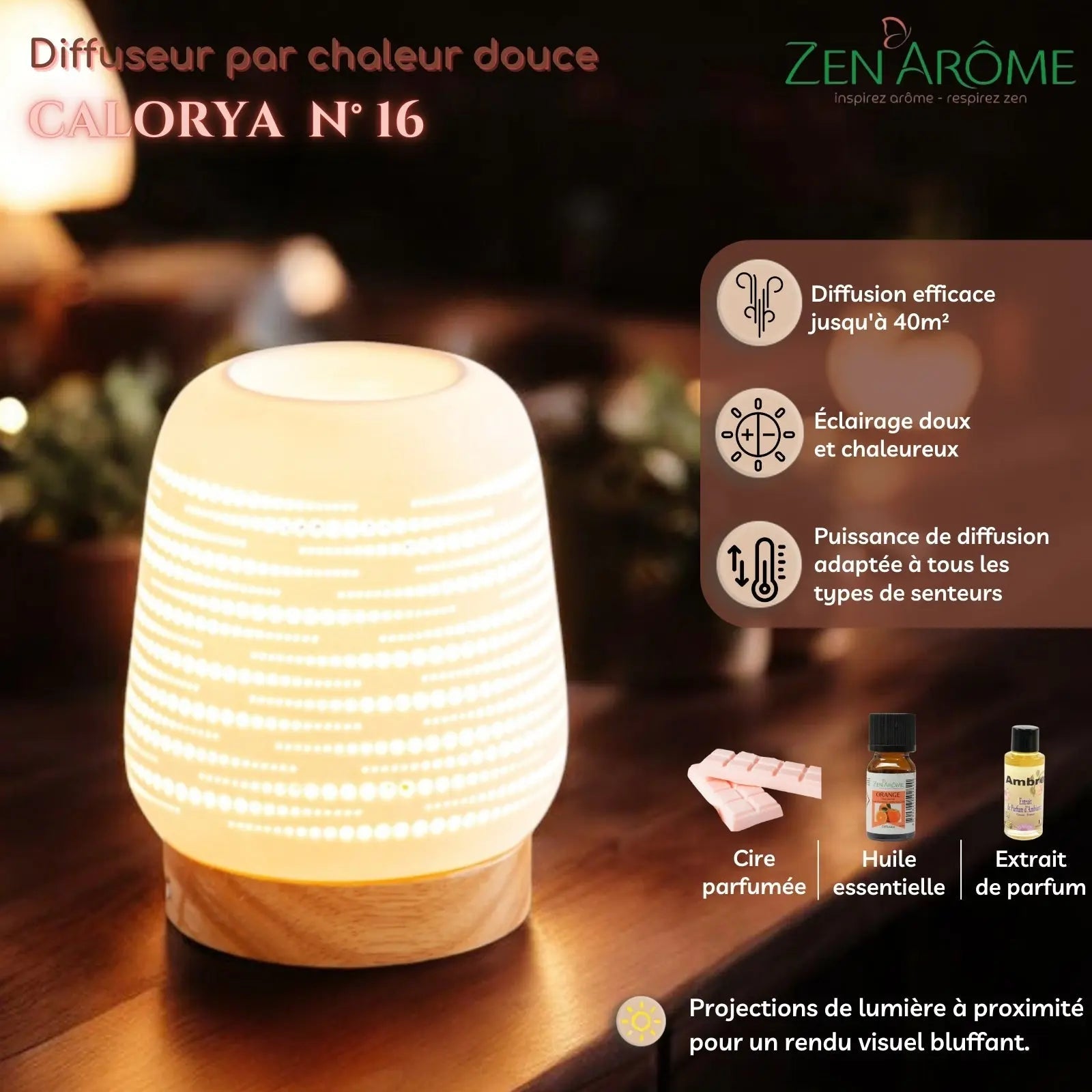 Diffuseur par Chaleur Douce - CALORYA N° 16 - CocoBen's