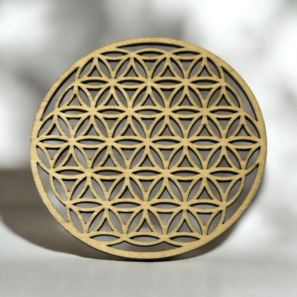 Fleur de Vie - Plaque de Purification et de Chargement en Bois - Dynamisante - CocoBen's