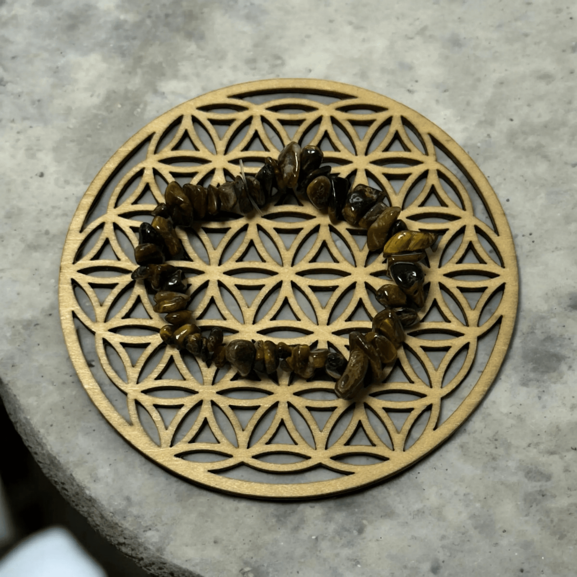 Fleur de Vie - Plaque de Purification et de Chargement en Bois - Dynamisante - CocoBen's