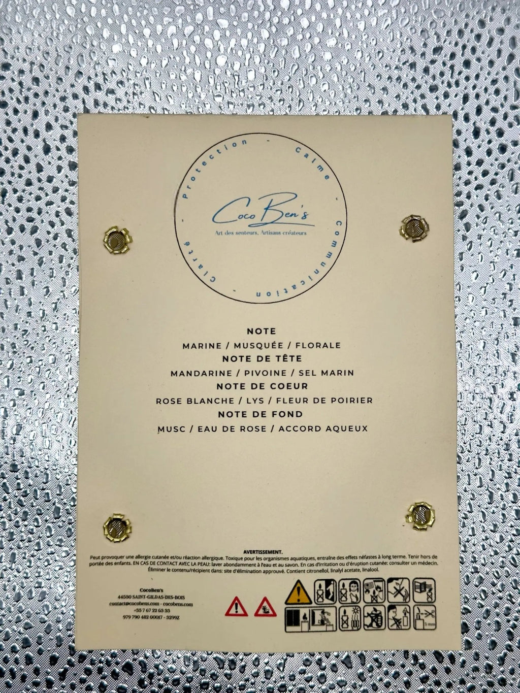 Fondant Lithothérapie - Aigue - Marine - 40 G - CocoBen's