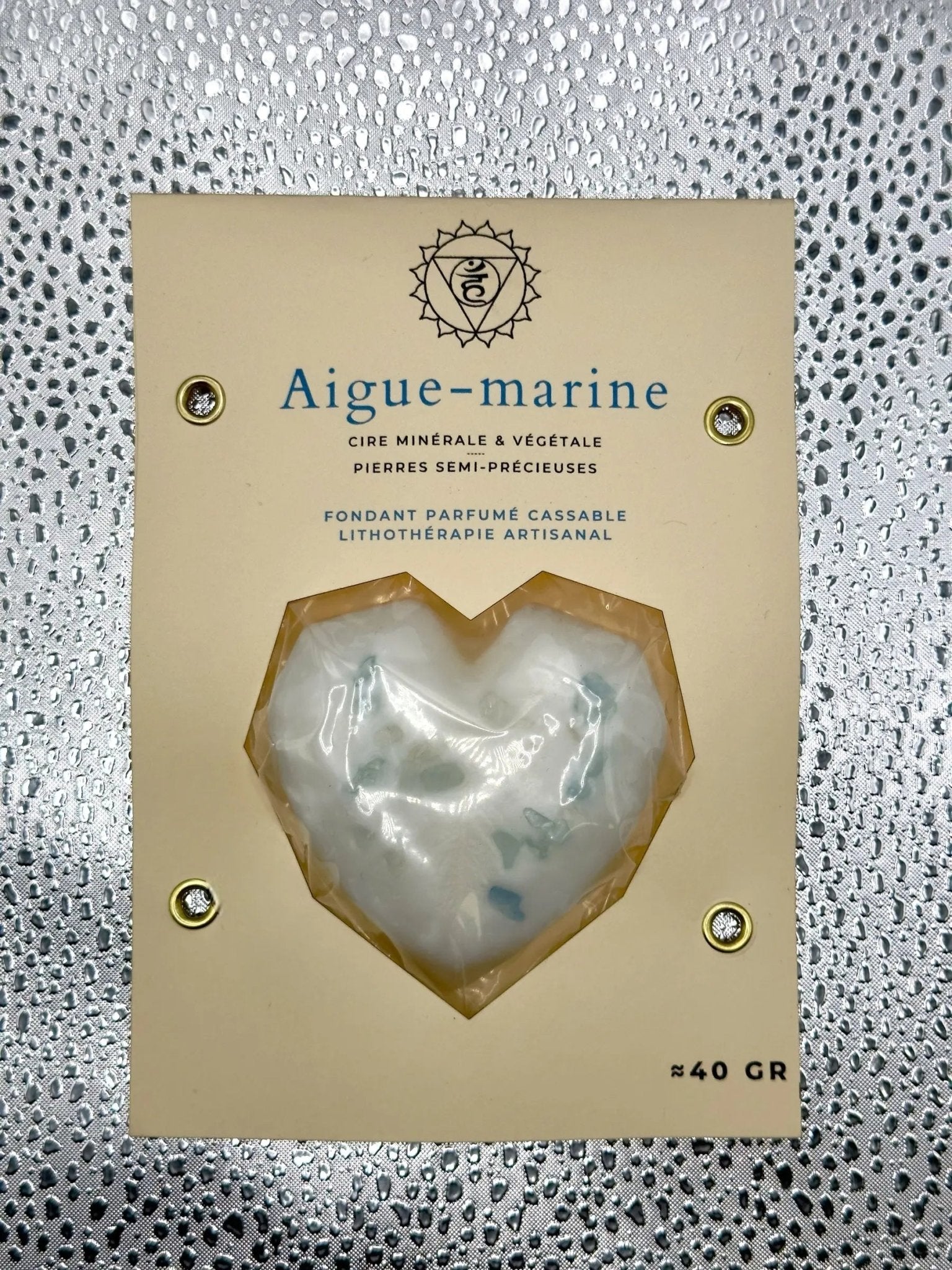 Fondant Lithothérapie - Aigue - Marine - 40 G - CocoBen's