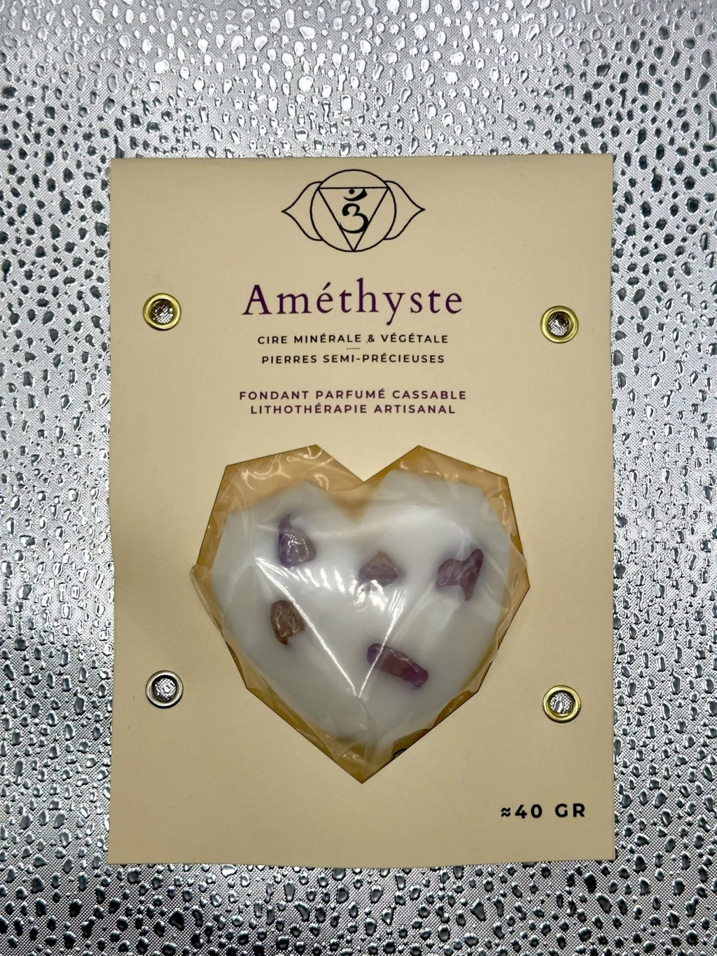 Fondant Lithothérapie - Améthyste - 40 G - CocoBen's