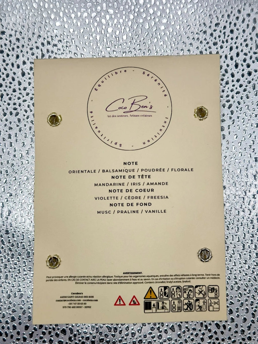 Fondant Lithothérapie - Améthyste - 40 G - CocoBen's