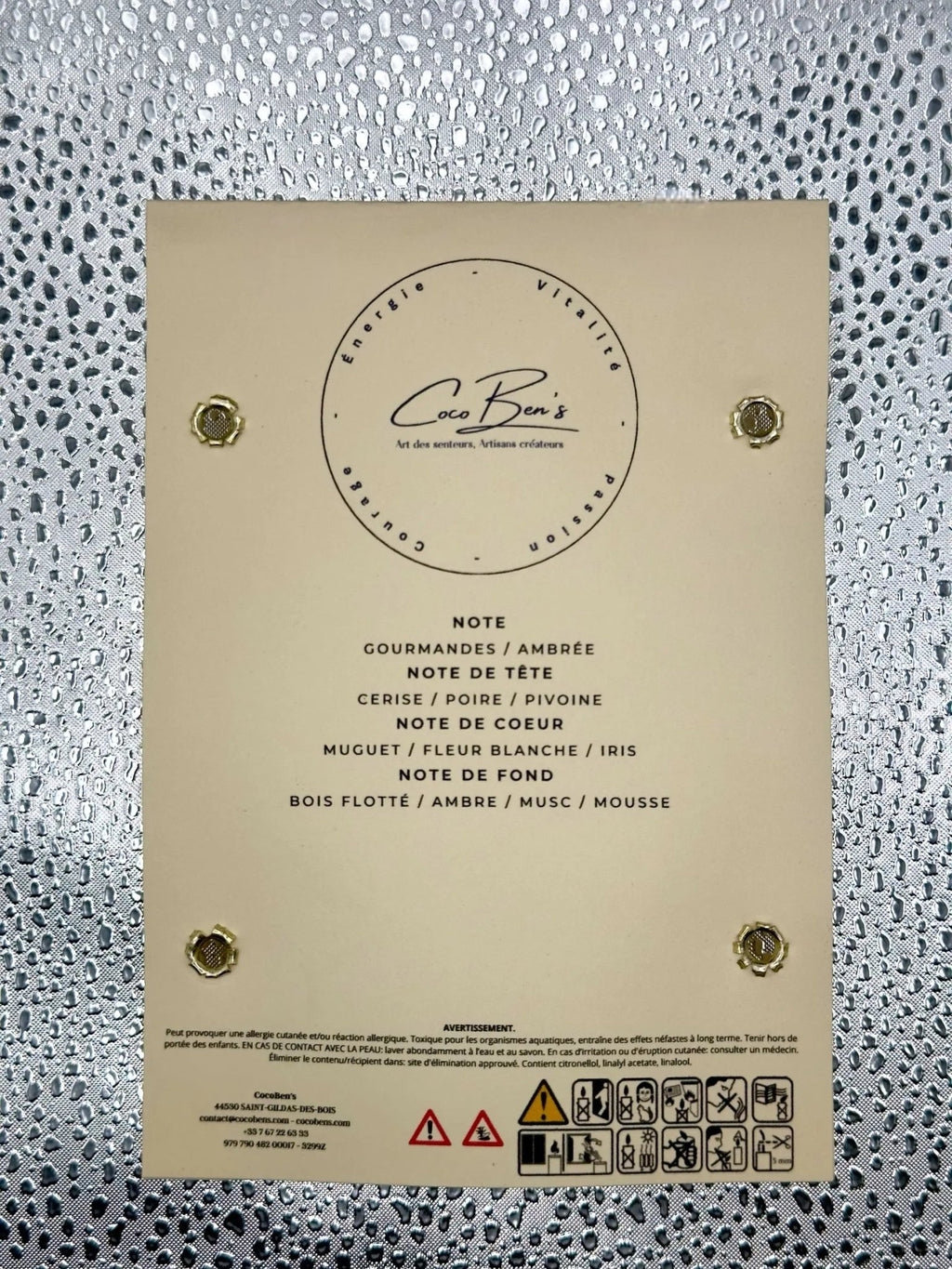 Fondant Lithothérapie - Grenat - 40 G - CocoBen's