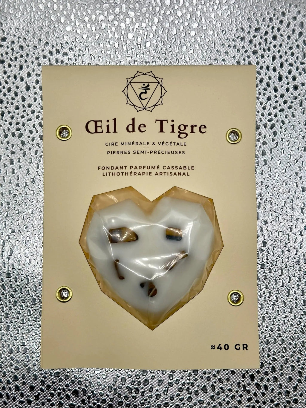 Fondant Lithothérapie - Œil de Tigre - 40 G - CocoBen's