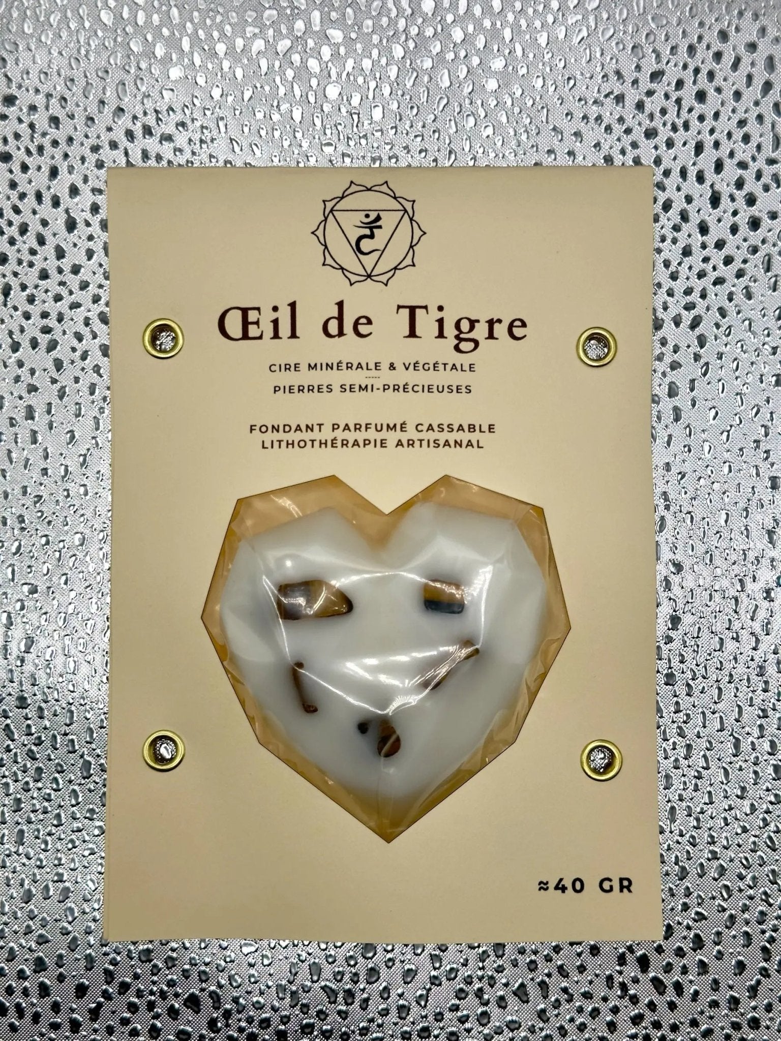 Fondant Lithothérapie - Œil de Tigre - 40 G - CocoBen's