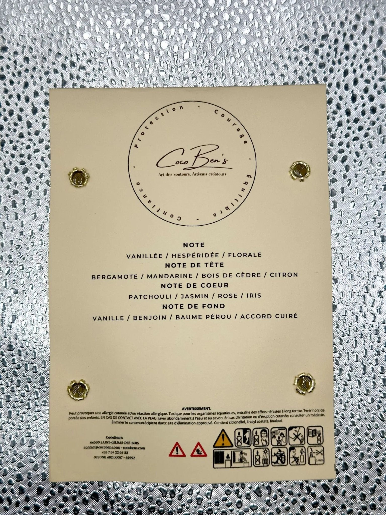 Fondant Lithothérapie - Œil de Tigre - 40 G - CocoBen's