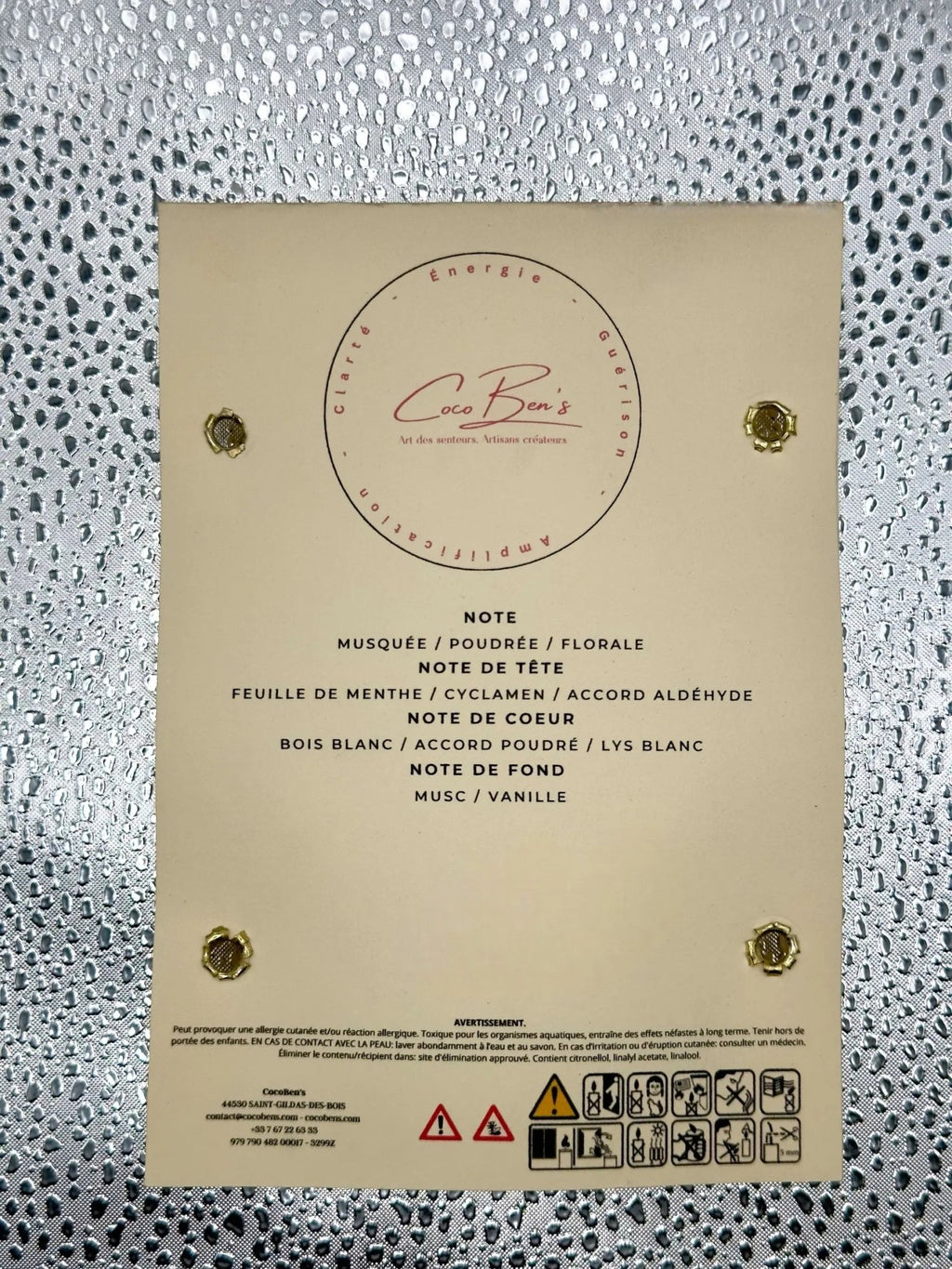 Fondant Lithothérapie - Quartz - 40 G - CocoBen's