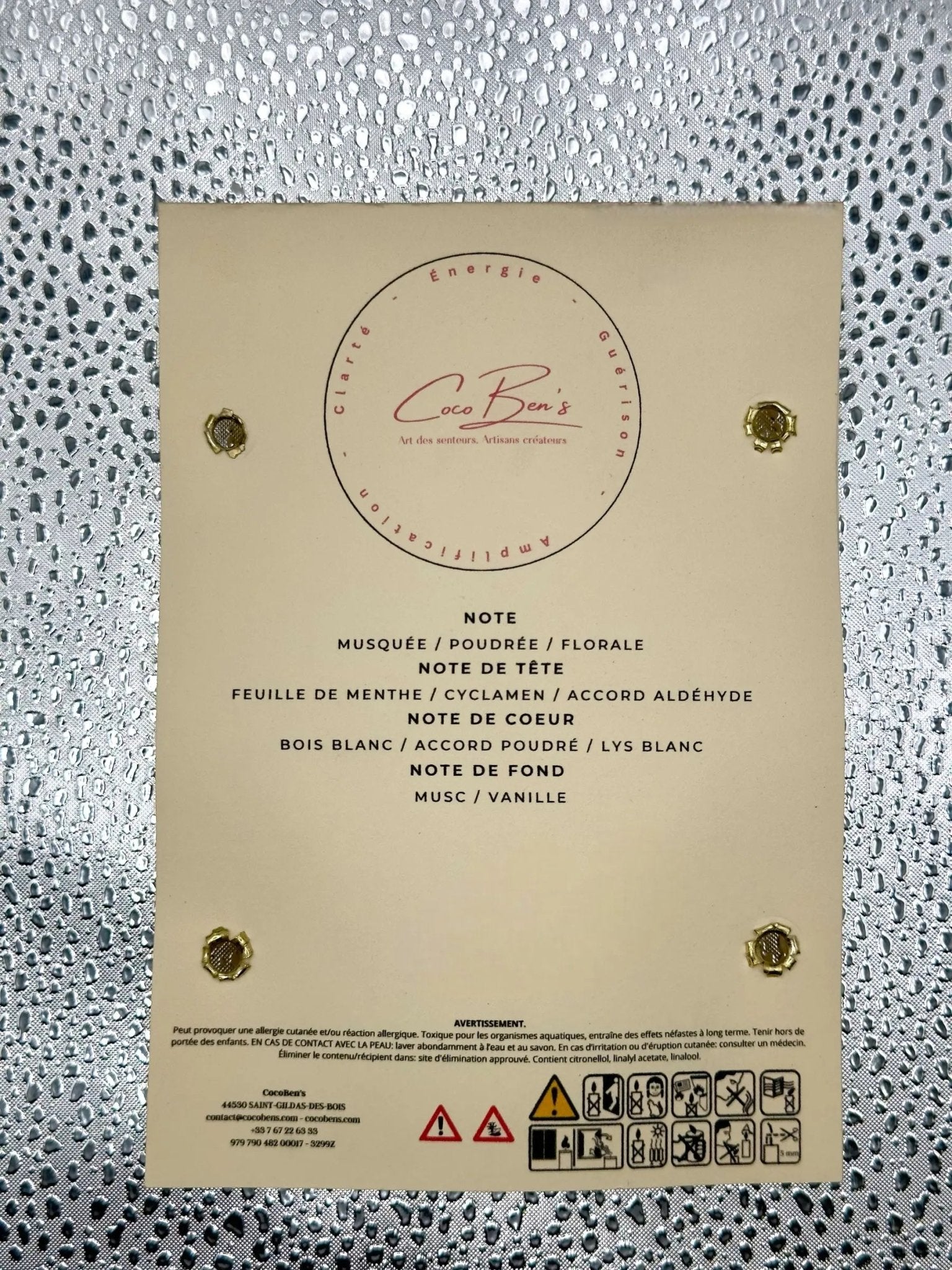 Fondant Lithothérapie - Quartz - 40 G - CocoBen's